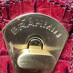 Brahmin crossbody burgundy brown color NWT